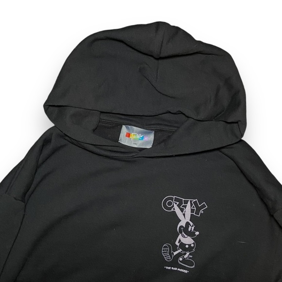 King Rello RARE Ozzy The Bad Mouse Black Hoodie Size Large‎ Chicago - Picture 3 of 9